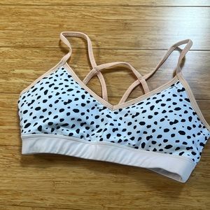 Sarah’s day white fox active collection sports bra